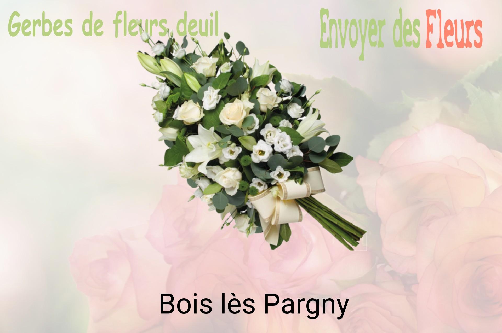 Gerbe de fleurs de deuil livrée à Bois-lès-Pargny
